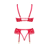 Rose set red
