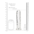 Straight Realistic Dildo with Suction Cup - 8\'\' / 20