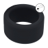 Liquid Silicone Ball Strap - M - 34mm - Black