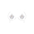 Open-Cup Strappy Teddy and Dazzling Nipple Bling Sticker - One Size