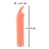 Peachy Mini Tickle Vibrator