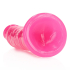 Slim Realistic Dildo with Suction Cup - Glow in the Dark - 8\'\' / 20 cm