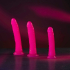 Slim Realistic Dildo with Suction Cup - Glow in the Dark - 8\'\' / 20 cm