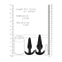 No.80 - 4-Piece Butt Plug Set