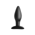 Silicone Butt Plug Small Black