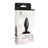 Silicone Butt Plug Small Black