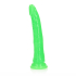 Slim Realistic Dildo with Suction Cup - Glow in the Dark - 9\'\' / 22,5 cm