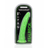 Slim Realistic Dildo with Suction Cup - Glow in the Dark - 9\'\' / 22,5 cm