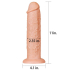 Dildo z giętkim trzonem i przyssawką 27 cm Lovetoy