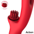 Bilma Vibe with Brushing Clit Stimulator and Alternating Function