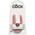 Podwójne dildo King Cock do dwóch dziurek 30cm