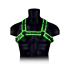 Bulldog Harness with Buckle - Glow in the Dark - S/M