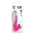 KingCockClear 6 w balls pink