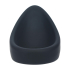 Teardrop Silicone Cockring - Black