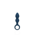Teardrop Shaped Anal Plug - Small - Baltic Blue