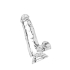 Clear Dildo TPE 16 cm