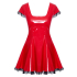 Vinyl Dress red M