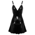 Vinyl dress flared L
