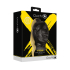 Mask with Blonde Ponytail - Black