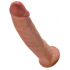 Dildo zagięte King Cock cieliste dł. 22,9cm