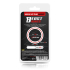 Penis Ring 100% Solid Silicone 3.6 cm Red and Black