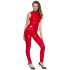 Vinyl Jumpsuit red S