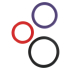 Triple Rings Multicolor 3pcs