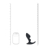 Double Ripple Silicone Prostate Massager - Black