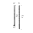 Ribbed Penis Dilator Set 2 pcs