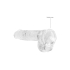 Realistic Dildo with Balls - 6 / 15 cm