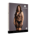 High Neck Lace Mini Dress - Plus Size