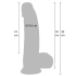 Realistic Dildo Liquid Silicone 18 cm