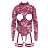 Body open cup red S