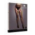 Pantie with Attached Stockings - OS - Black