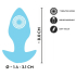 Cuties Vibrating Plug Blue