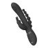 Rini - Pulse Wave Vibrating Double Penetration Rabbit - Black