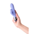 Vibrator with clitoral stimulation Flovetta Crocus, silicone, purple, 17.5 cm