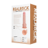Vibrating and Thrusting Straight Cock with Balls - 8 / 20,5 cm - Flesh