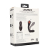 Vibrating Heating Bendable Tapping Silicone Prostate Stimulator - Black