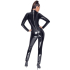 Vinyl Jumpsuit Black 2XL