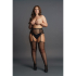 High-Waist Garterbelt Stockings - Plus Size