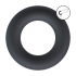Liquid Silicone Cockring - L - Black
