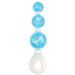 Crystal Trio Butt Plug Medium