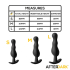 Camber Set of 3 Anal Plugs
