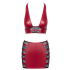 Top & Skirt red L