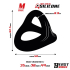 Triple Cock Ring Solid Silicone 44/38/35 mm Size M
