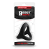 Triple Cock Ring Solid Silicone 44/38/35 mm Size M