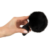 Fluffy Tail Black M