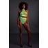 Turtle Neck and High Waist Slip - One Size - Neon Green