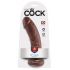 Realistyczne Dildo King Cock brązowe dł. 21,5cm